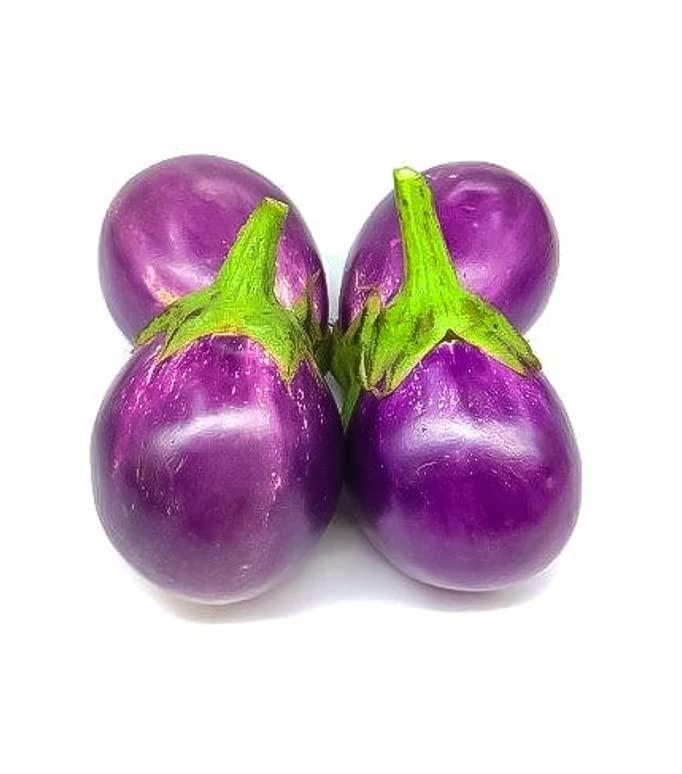 Eggplant Purple round